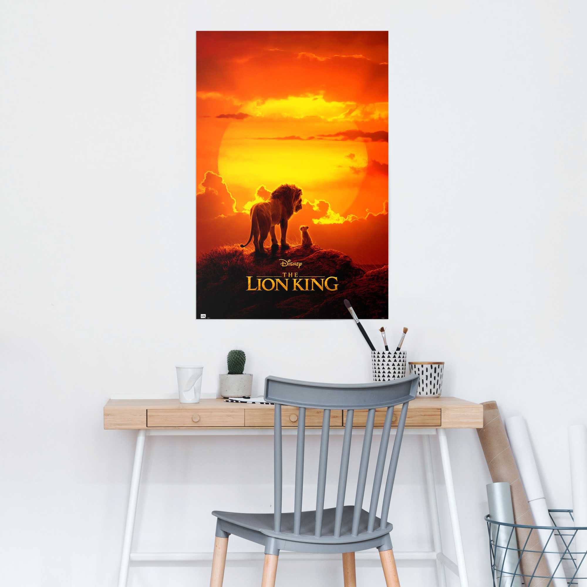 Reinders Poster "Der König der Löwen" günstig online kaufen