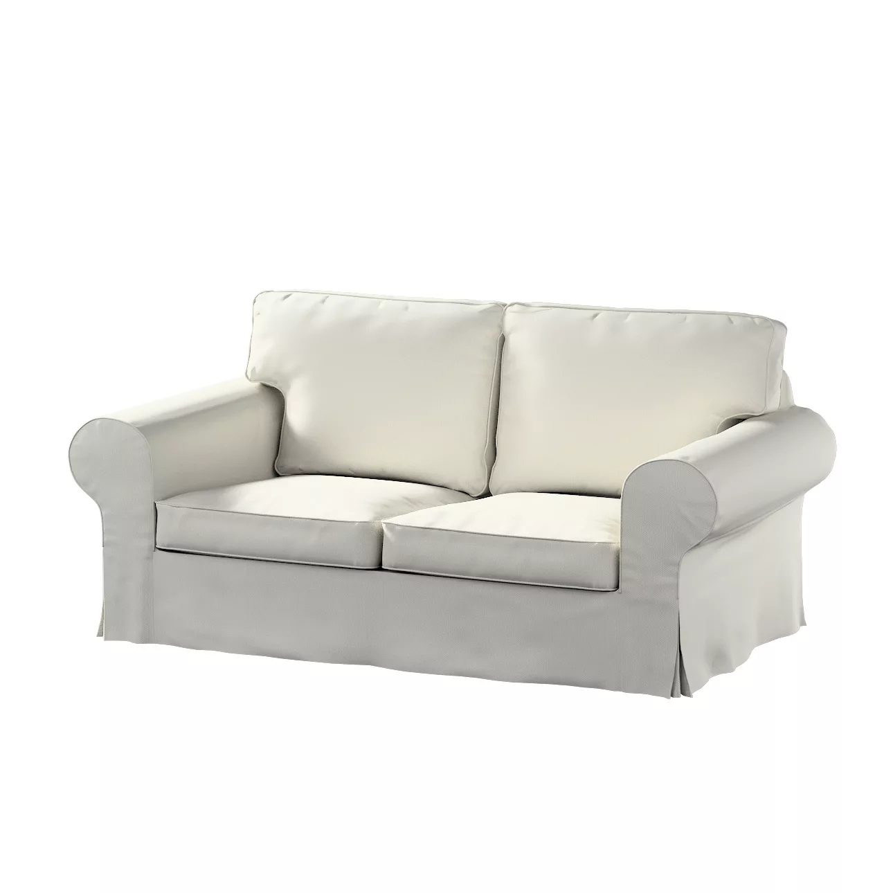 Bezug für Ektorp 2-Sitzer Sofa nicht ausklappbar, hellgrau, Sofabezug für günstig online kaufen