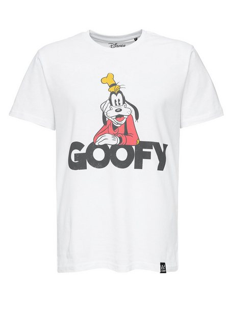 Recovered T-Shirt Disney Goofy Text Core GOTS zertifizierte Bio-Baumwolle günstig online kaufen