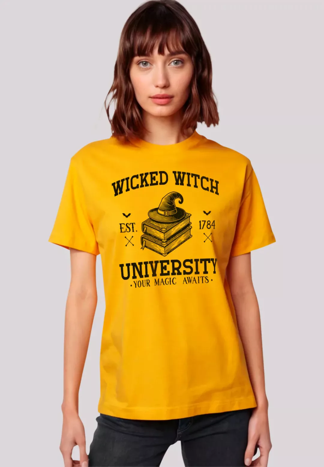 F4NT4STIC T-Shirt "Halloween University Wicked witch", Premium Qualität, Ha günstig online kaufen