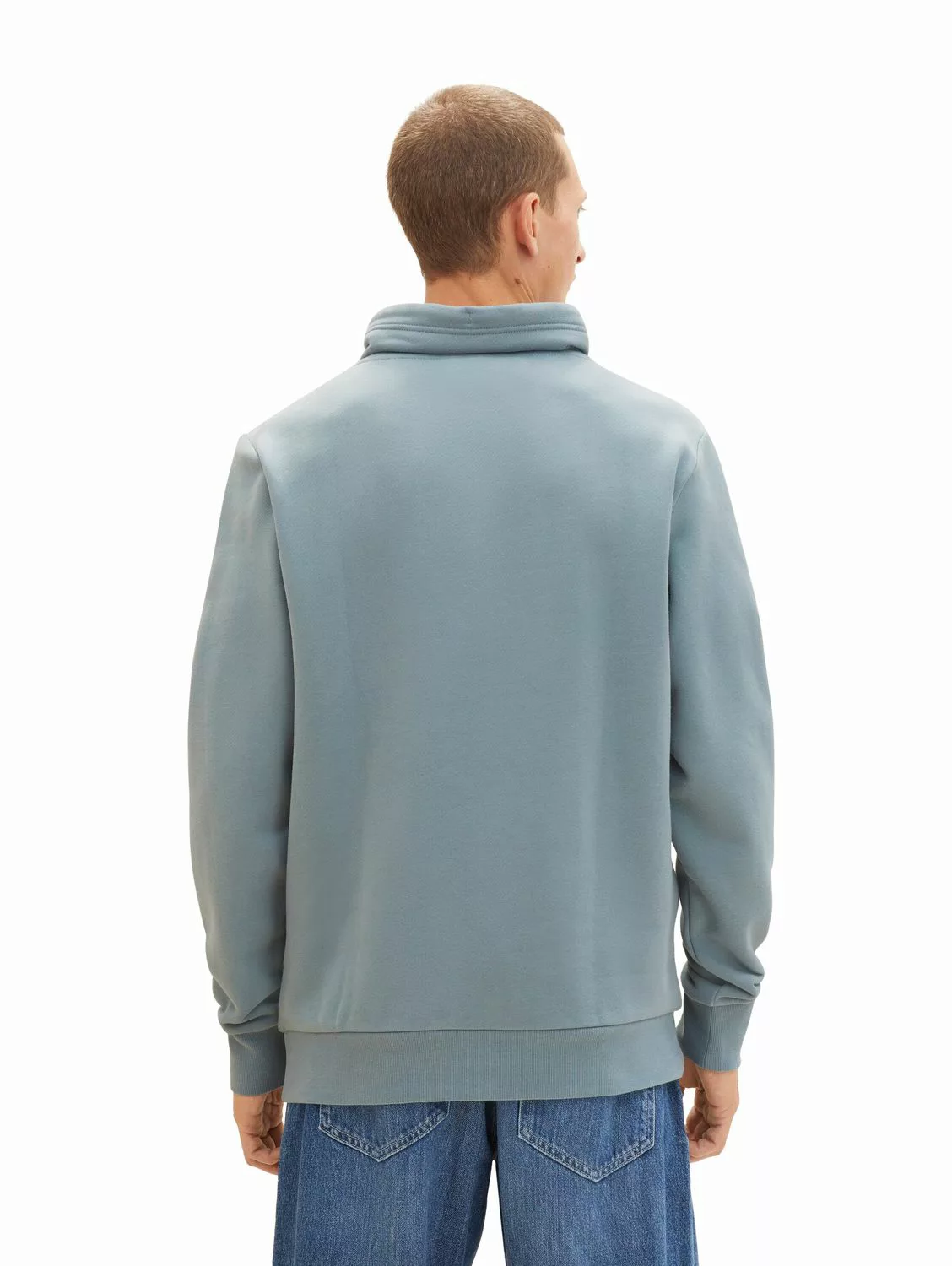 Tom Tailor Herren Sweatshirt PRINTED SNOOD - Regular Fit günstig online kaufen