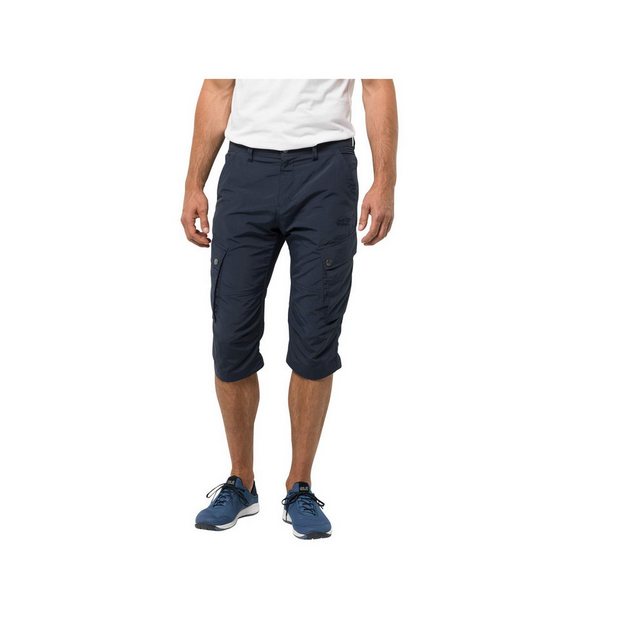 Jack Wolfskin Stoffhose dunkel-blau regular (1-tlg) günstig online kaufen