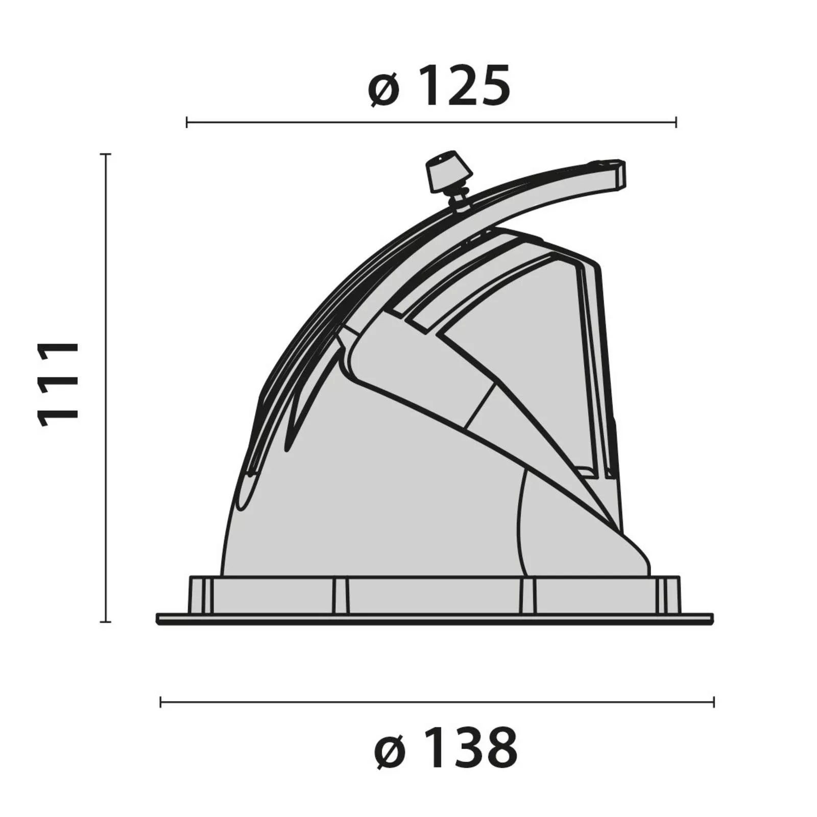 Spot Reflektor - Einbaulampe EB433 LED weiß 4.000K günstig online kaufen