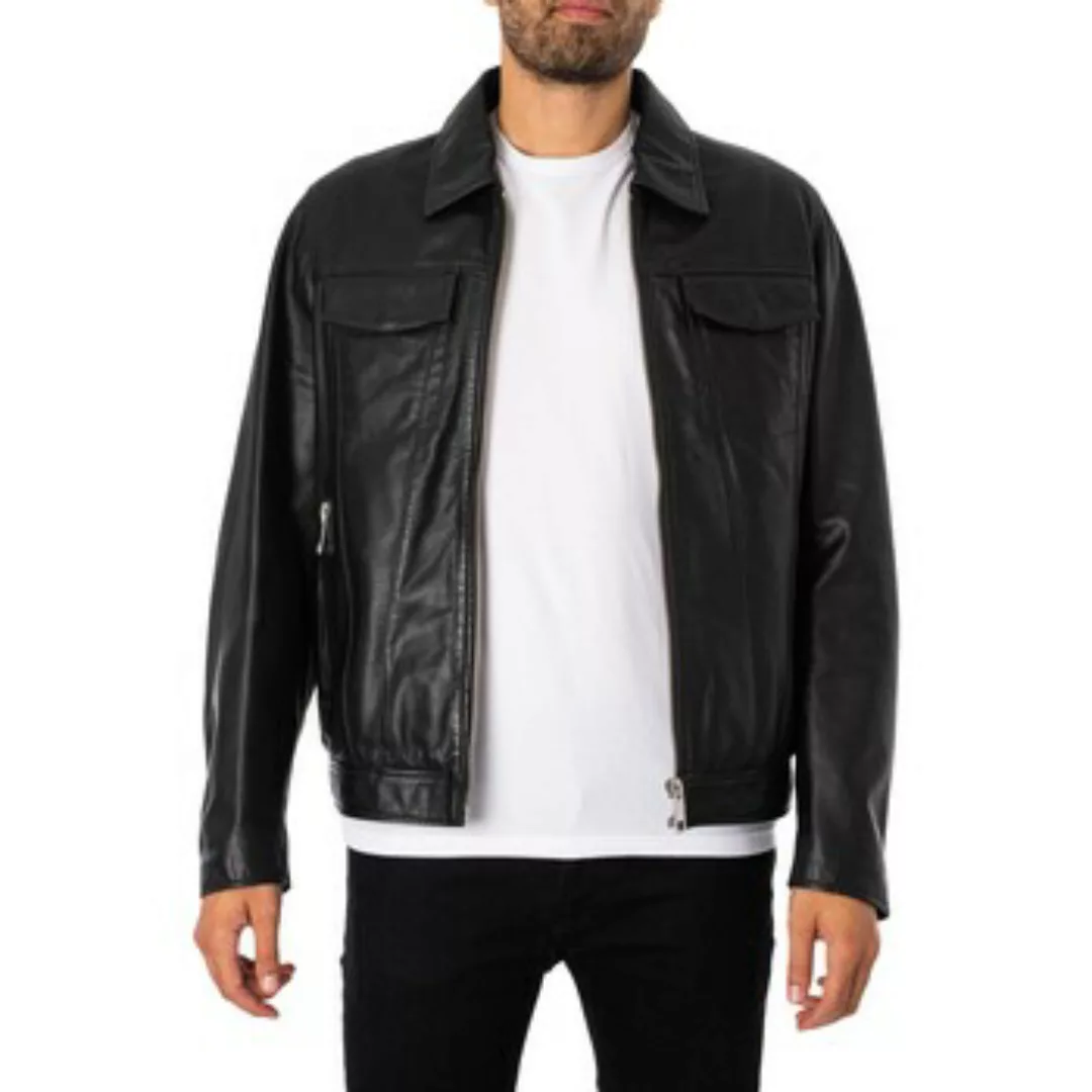 Antony Morato  Lederjacken Slim-Fit-Lederjacke mit Tasche günstig online kaufen