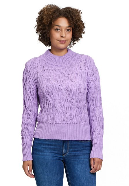 Betty&Co Strickpullover Betty & Co Grobstrick-Pullover mit Stehkragen (1-tl günstig online kaufen