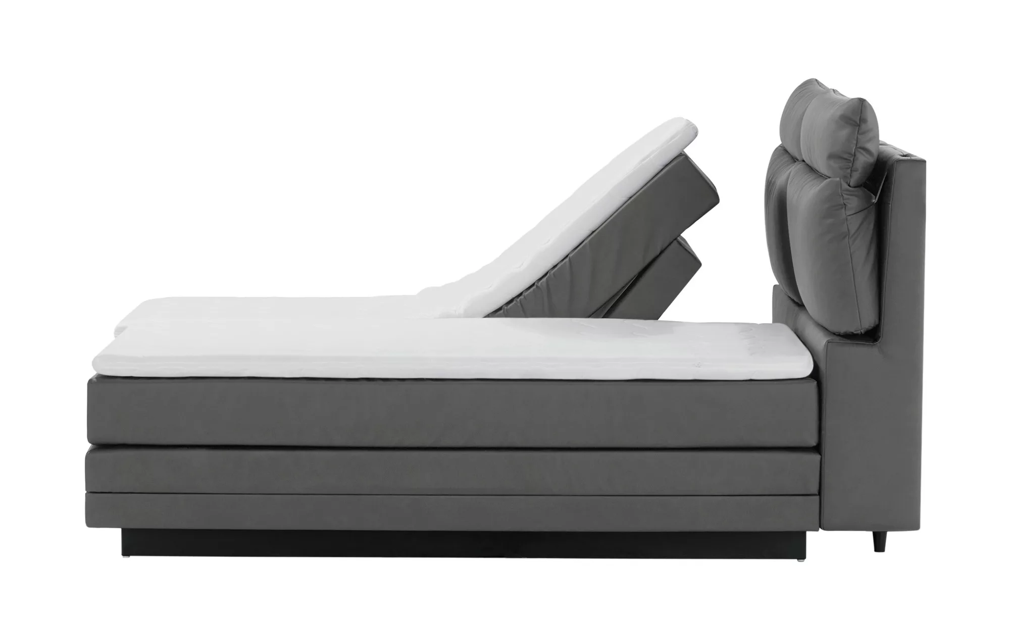 SKAGEN BEDS Motor-Boxspringbett  Hardego ¦ grau ¦ Maße (cm): B: 180 H: 118 günstig online kaufen