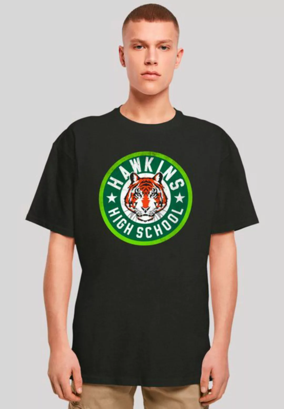 F4NT4STIC T-Shirt "Stranger Things Hawkins Tiger Circle", Premium Qualität günstig online kaufen