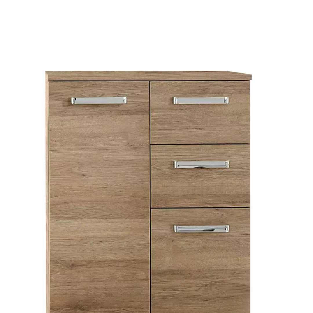 Midischrank Badschrank in modernem Design - Eiche San Remo günstig online kaufen