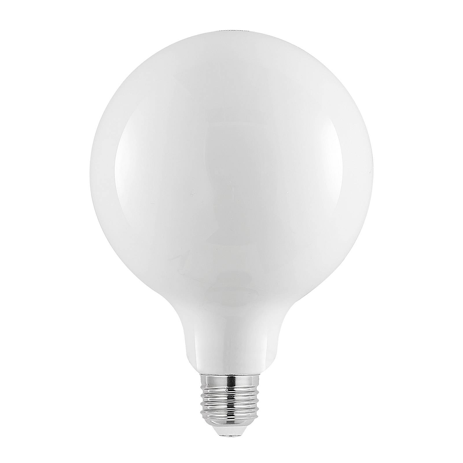 LED-Lampe E27 8W 2.700K G125 Globe, dimmbar, opal günstig online kaufen