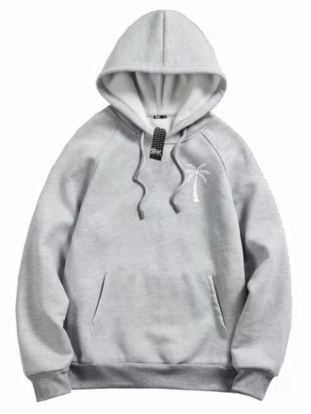 RMK Hoodie Herren Pullover Basic Kapuze Pulli Kapuzenpullover Seitentaschen günstig online kaufen