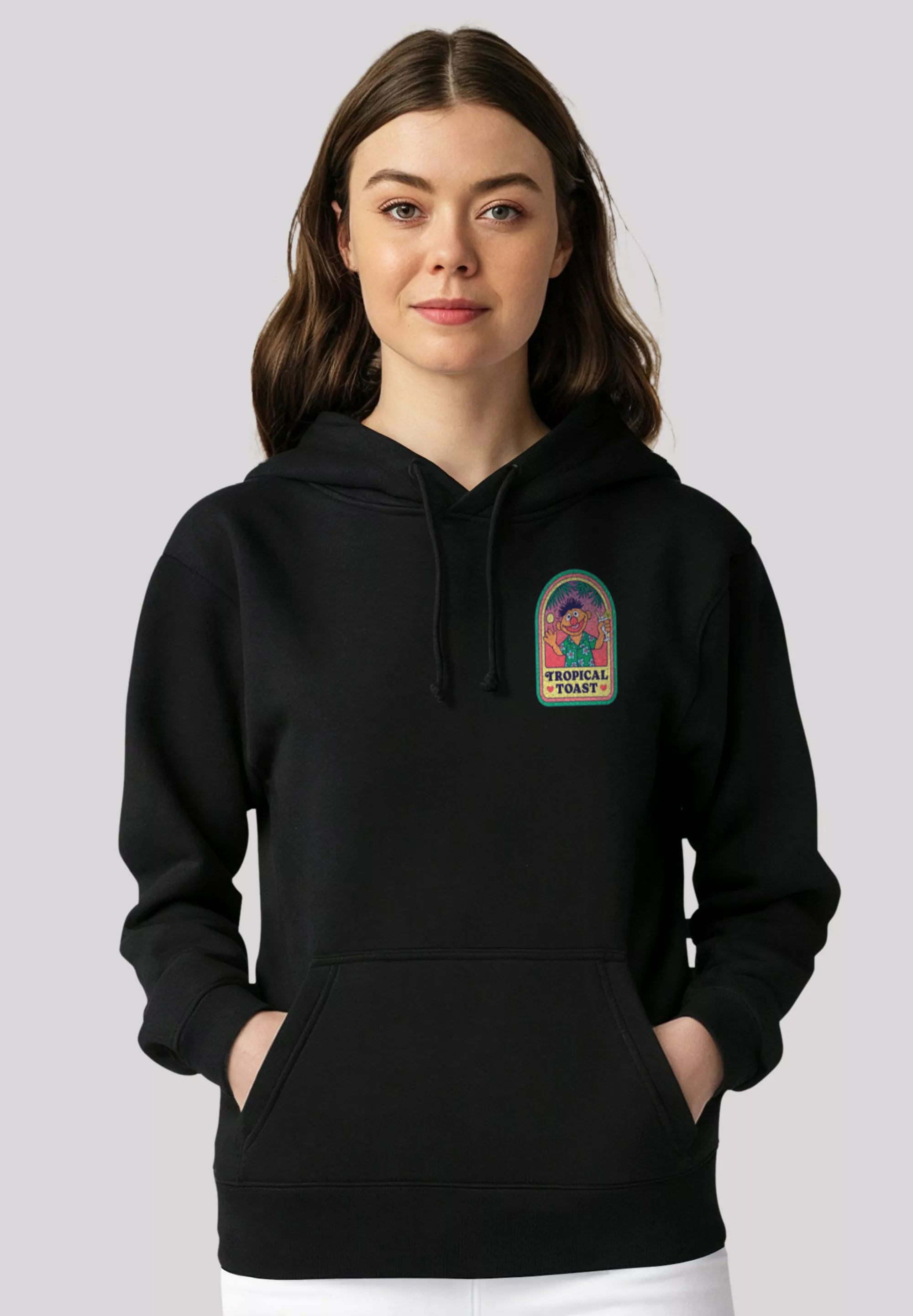 F4NT4STIC Kapuzenpullover "Sesamstraße Ernie Trobical Toast", Premium Quali günstig online kaufen