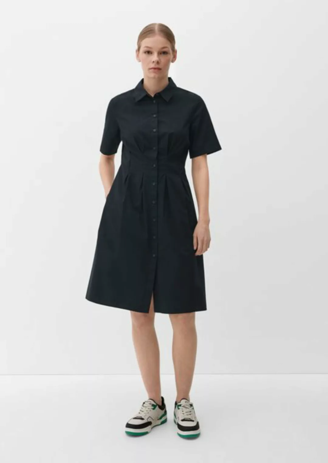 s.Oliver Minikleid Kleid mit Kellerfalten günstig online kaufen