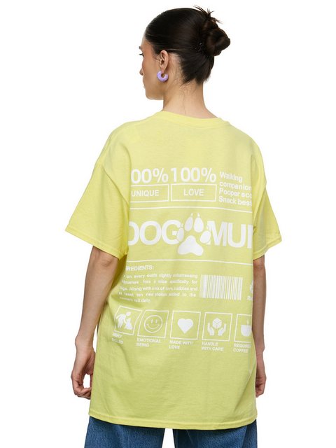 Worldclassca T-Shirt Worldclassca Oversized Print DOG MUM T-Shirt lang Somm günstig online kaufen