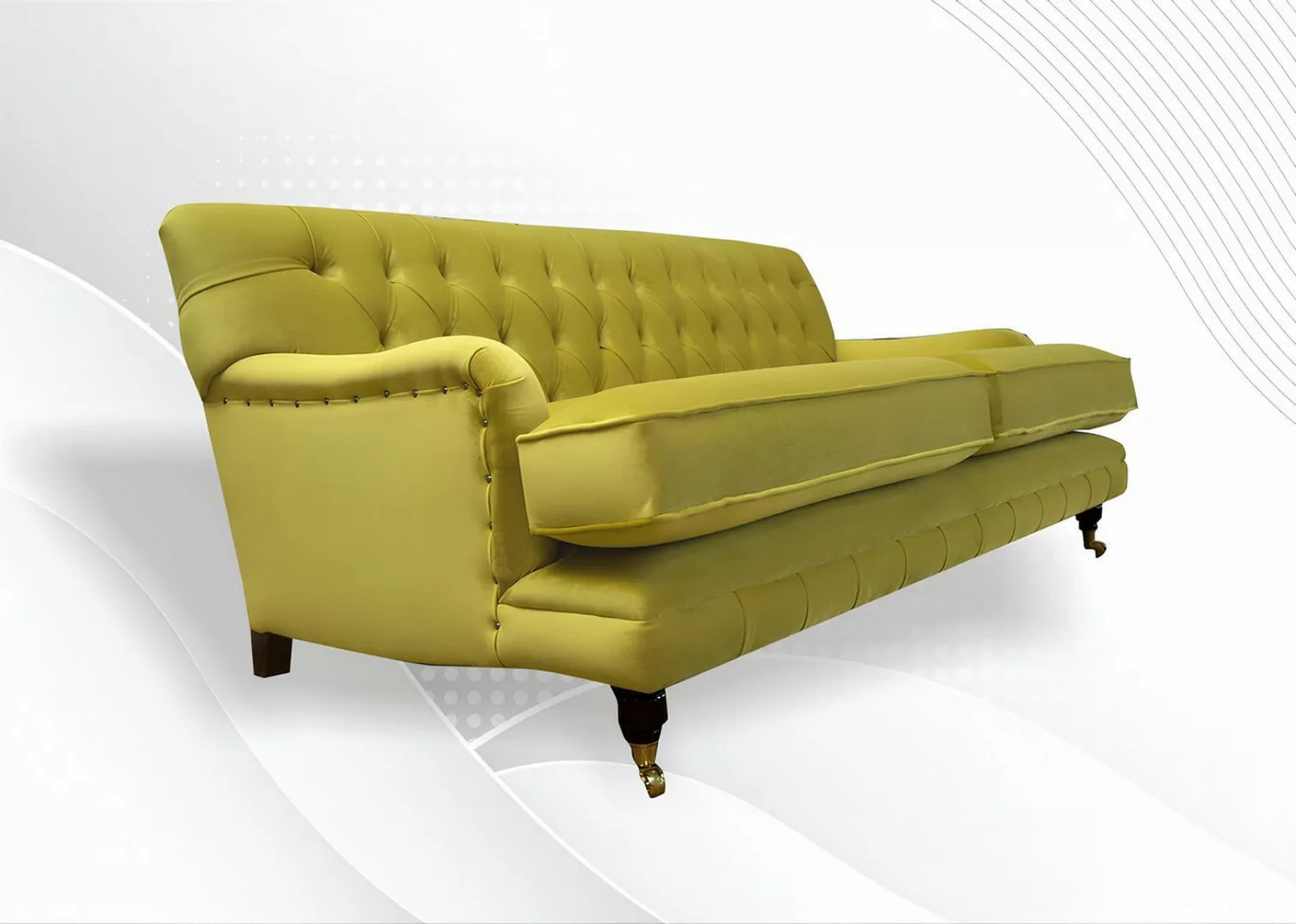 Xlmoebel Sofa 2-Sitzer Chesterfield Wohnzimmer Sofa in modernem Design aus günstig online kaufen