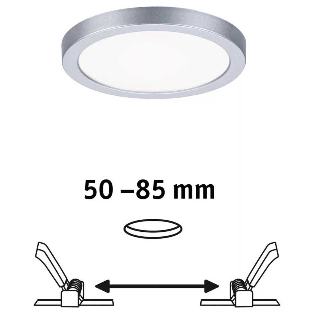 Paulmann LED-Panel Areo 4.000K rund chrom 11,8cm günstig online kaufen