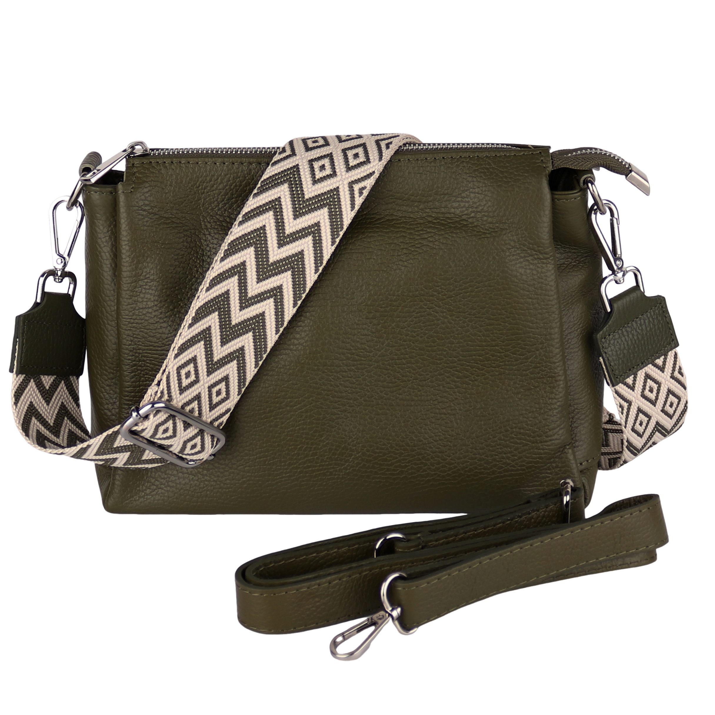 MIRROSI Umhängetasche Damen Crossbody Bag, Echtleder günstig online kaufen