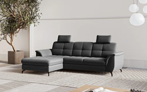 sit&more Ecksofa "Zora L-Form", wahlweise mit Bettfunktion und Bettkasten günstig online kaufen