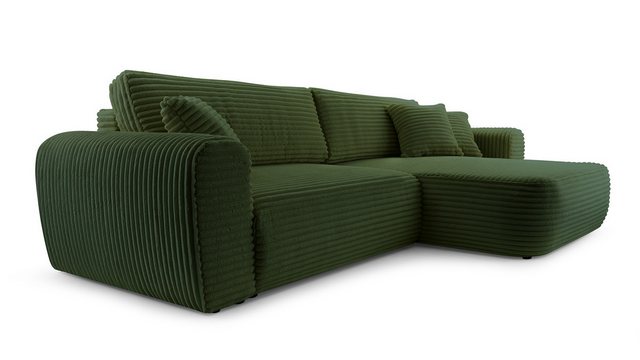 Beautysofa Ecksofa HARMONIA L mit Schlaffunktion, mit Bettkasten, mit Schla günstig online kaufen