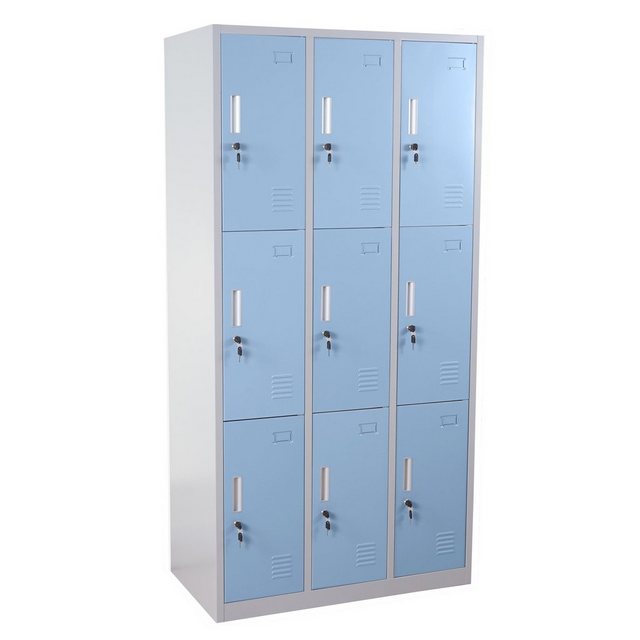 MCW Mehrzweckschrank Preston T829-9 Metallschrank, Drehriegelschloss inkl. günstig online kaufen