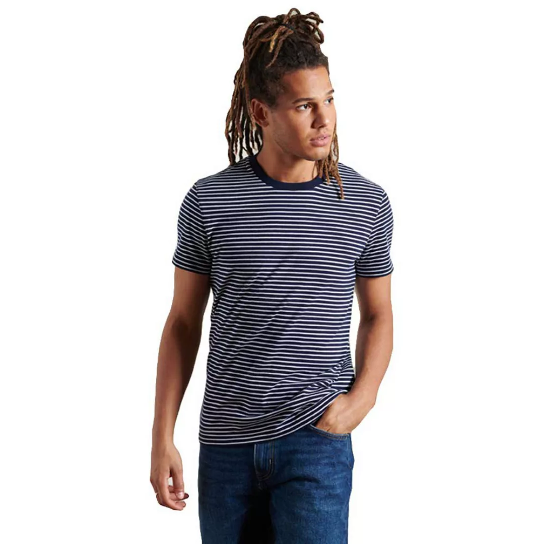 Superdry Weekender Stripe Kurzarm T-shirt 2XL Nautical Navy günstig online kaufen