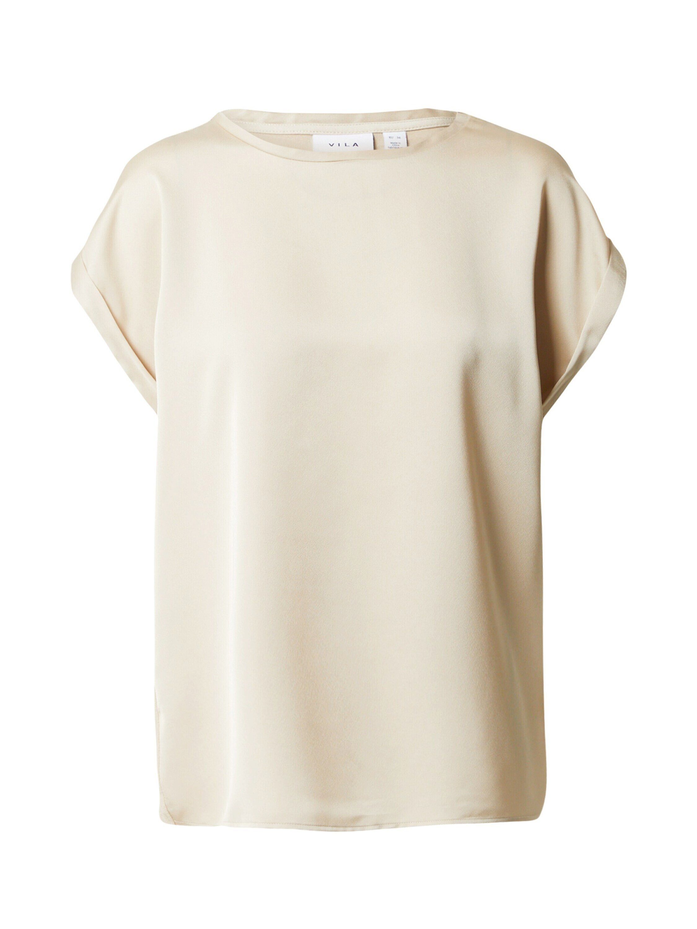 Vila T-Shirt Satin Blusen Kurzarm Basic günstig online kaufen