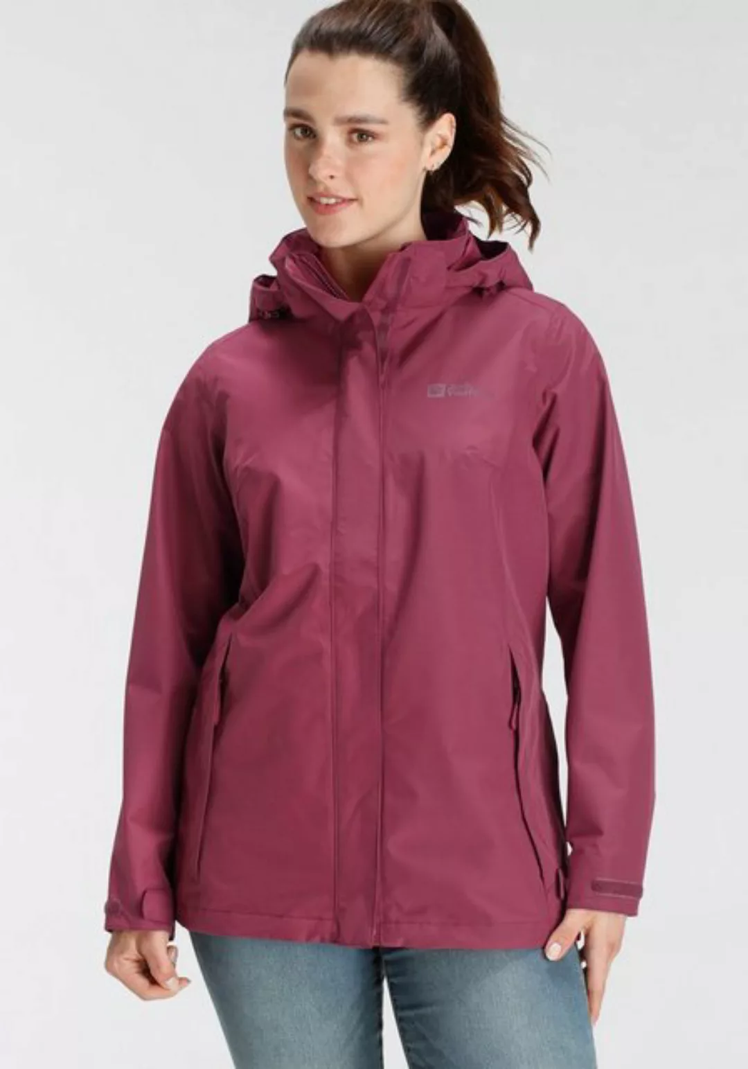 Jack Wolfskin Funktionsjacke "TOCORA JACKET WOMEN", mit Kapuze, Wasserdicht günstig online kaufen