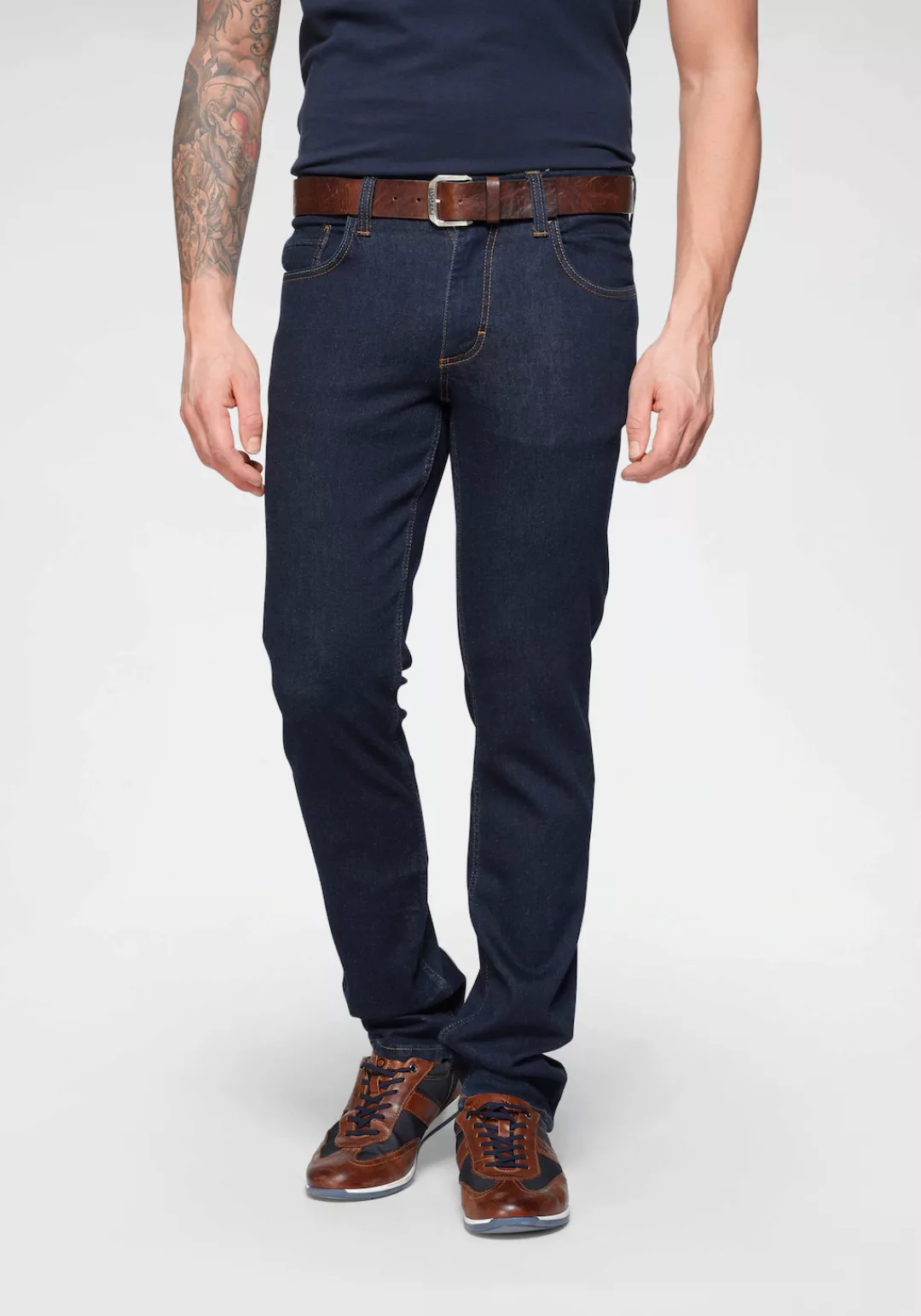 MUSTANG 5-Pocket-Jeans Style Washington Straight mit leichten Abriebeffekte günstig online kaufen