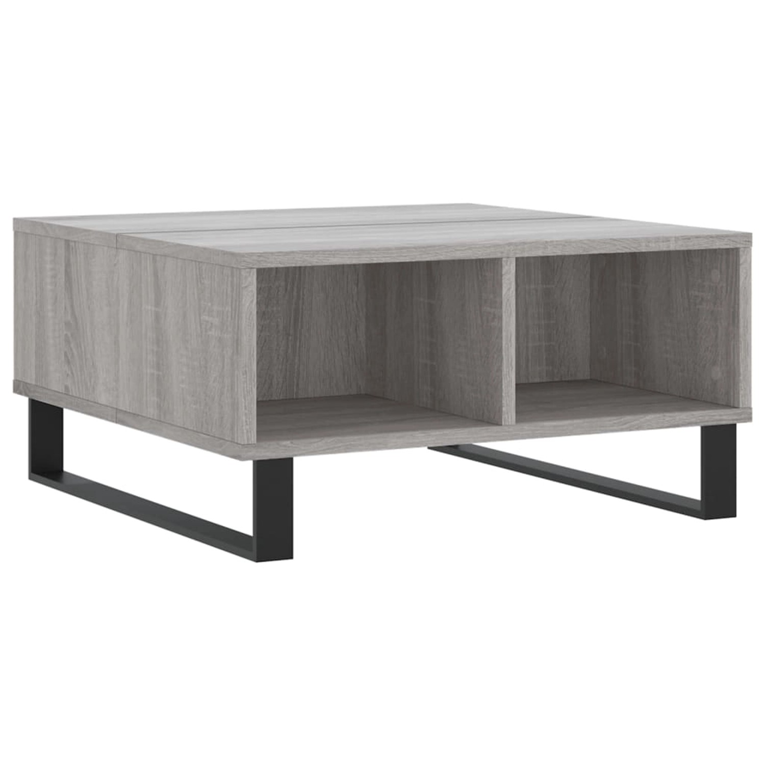 vidaXL Couchtisch Grau Sonoma 60x60x30 cm Holzwerkstoff Modell 1 günstig online kaufen