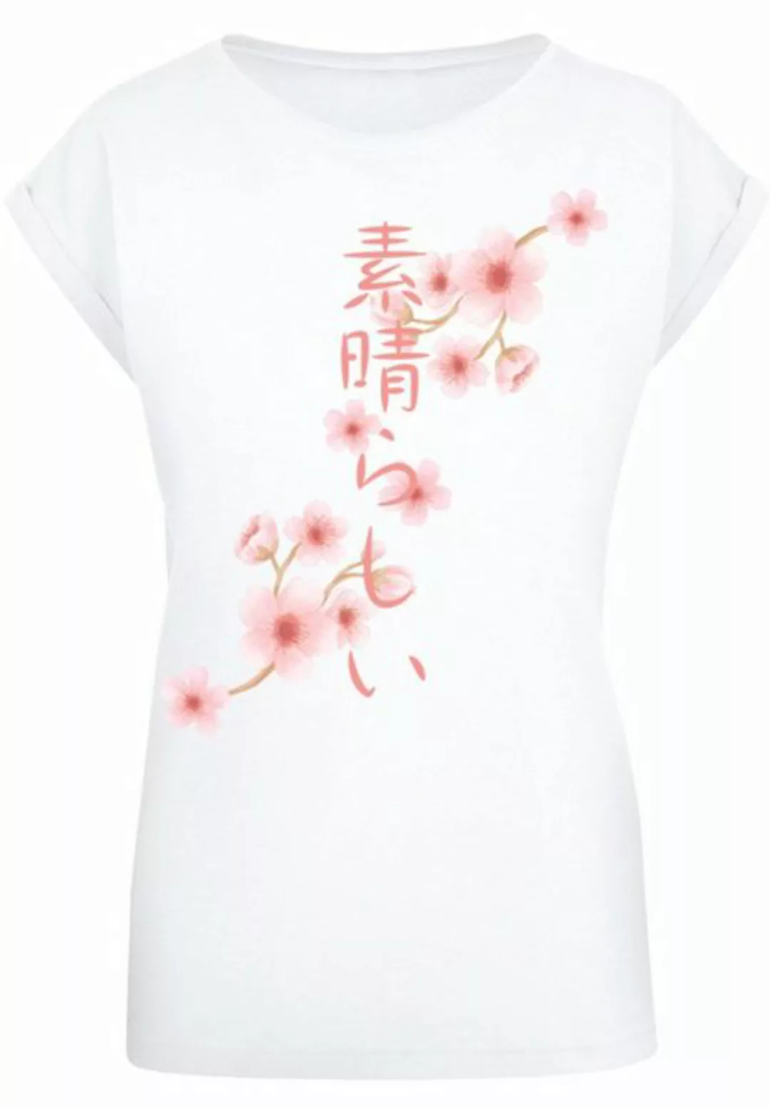 F4NT4STIC T-Shirt PLUS SIZE Kirschblüten Asien Print günstig online kaufen