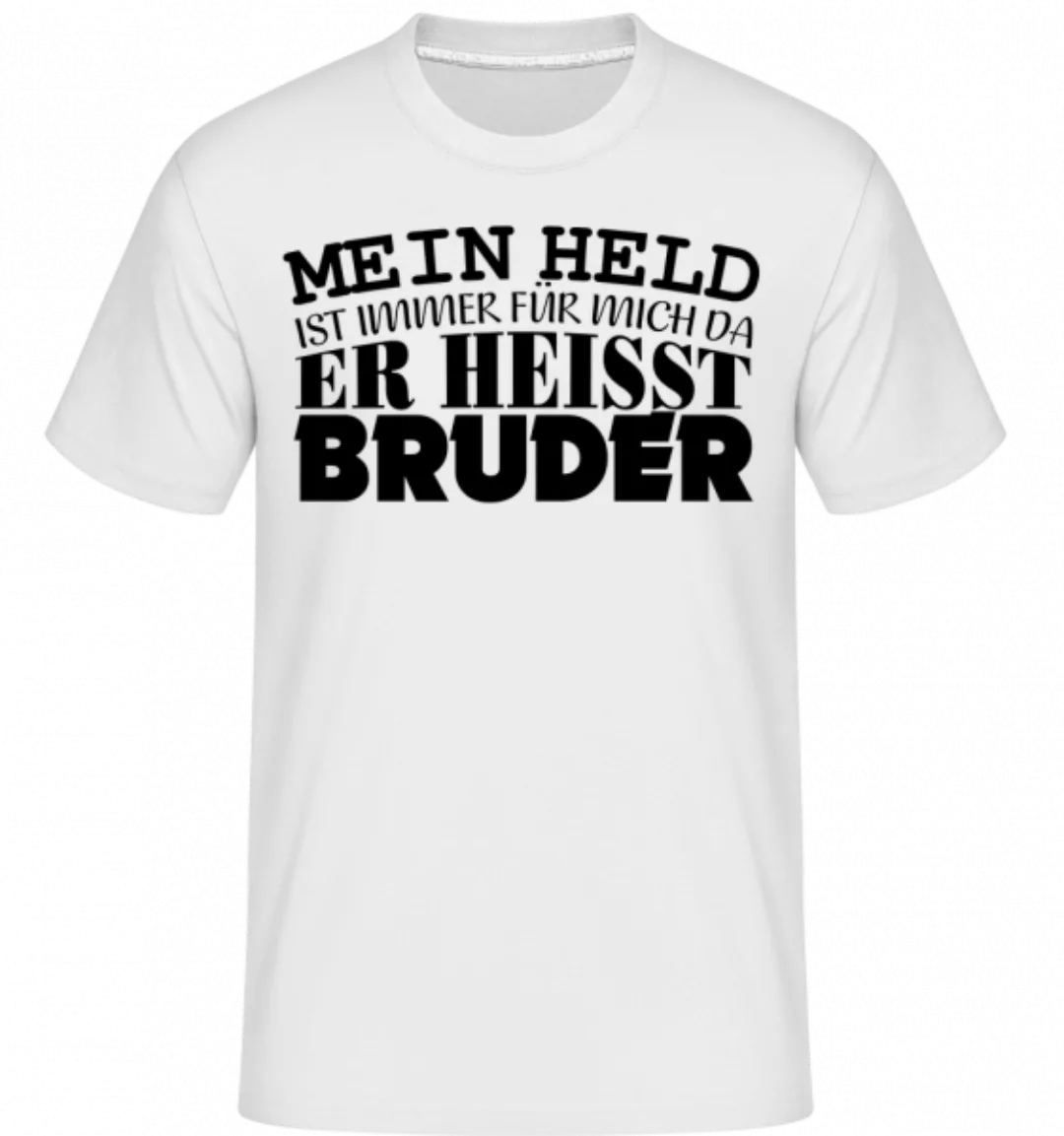Mein Held Ist Mein Bruder · Shirtinator Männer T-Shirt günstig online kaufen