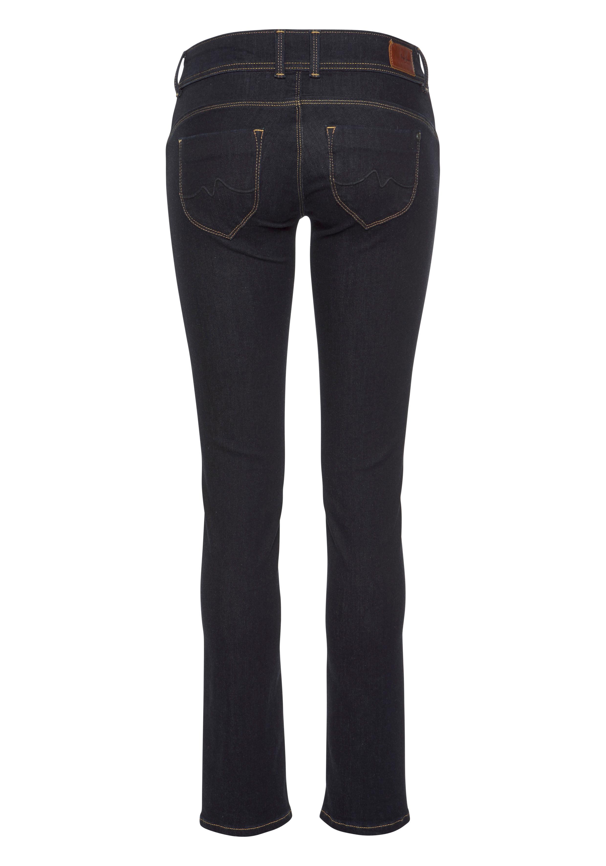 Pepe Jeans Slim-fit-Jeans "NEW BROOKE", mit 1-Knopf Bund und Reißverschluss günstig online kaufen