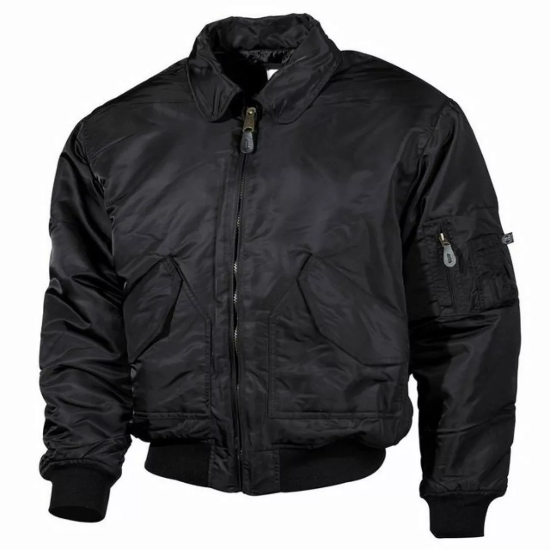 MFH Outdoorjacke US CWU Pilotenjacke, schwarz, große Größen 5XL günstig online kaufen