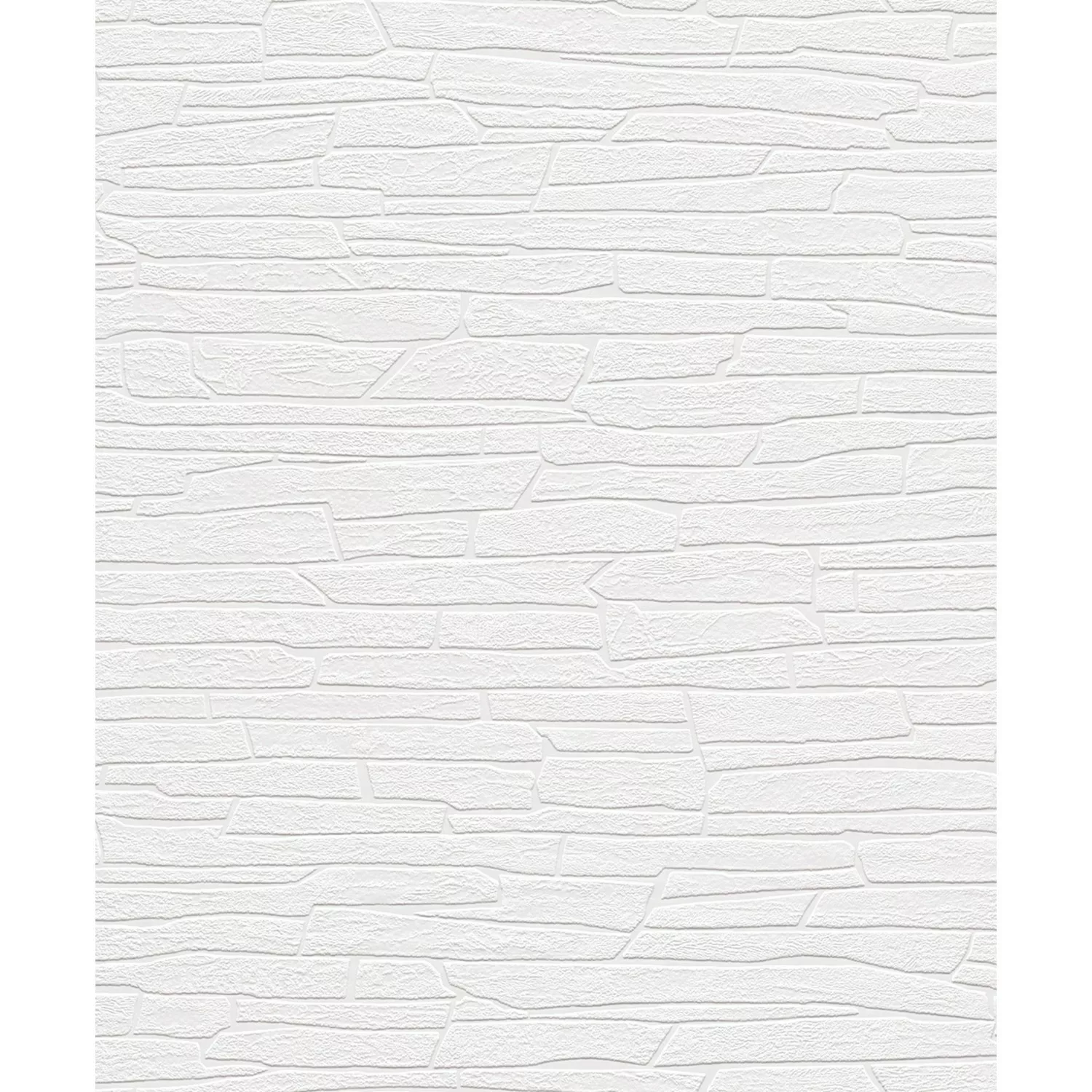 Rasch Vliestapete Wallton 150001 Steine Weiß 10,05 m x 0,53 m günstig online kaufen