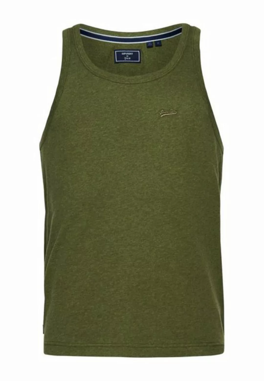 Superdry T-Shirt Superdry Herren Tank VLE VEST Thrift Olive Marl Khaki günstig online kaufen