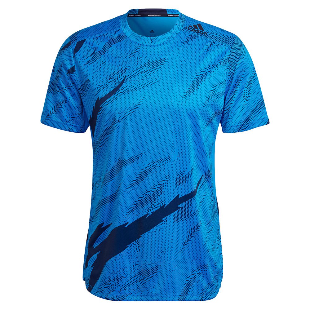 Adidas M D4t Aop Kurzarm T-shirt XL Blue Rush günstig online kaufen