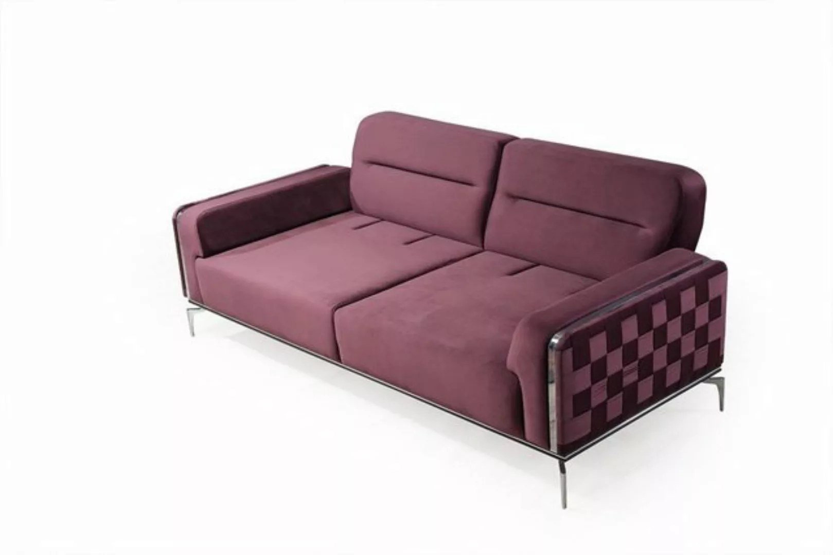 Villa Möbel Sofa Check, 1 Stk. 2-Sitzer, mit Relax-/Bettfunktion durch vers günstig online kaufen