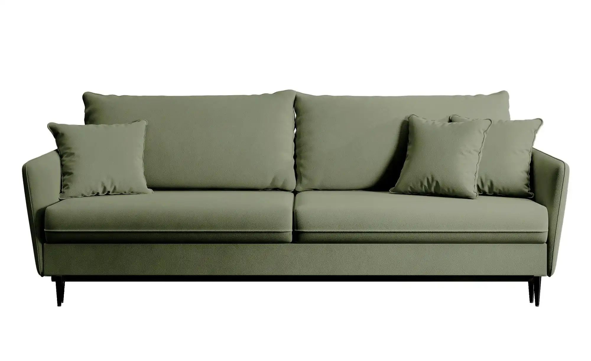 Selsey Einzelsofa mit Schlaffunktion Volio ¦ grün ¦ Maße (cm): B: 221 H: 90 günstig online kaufen