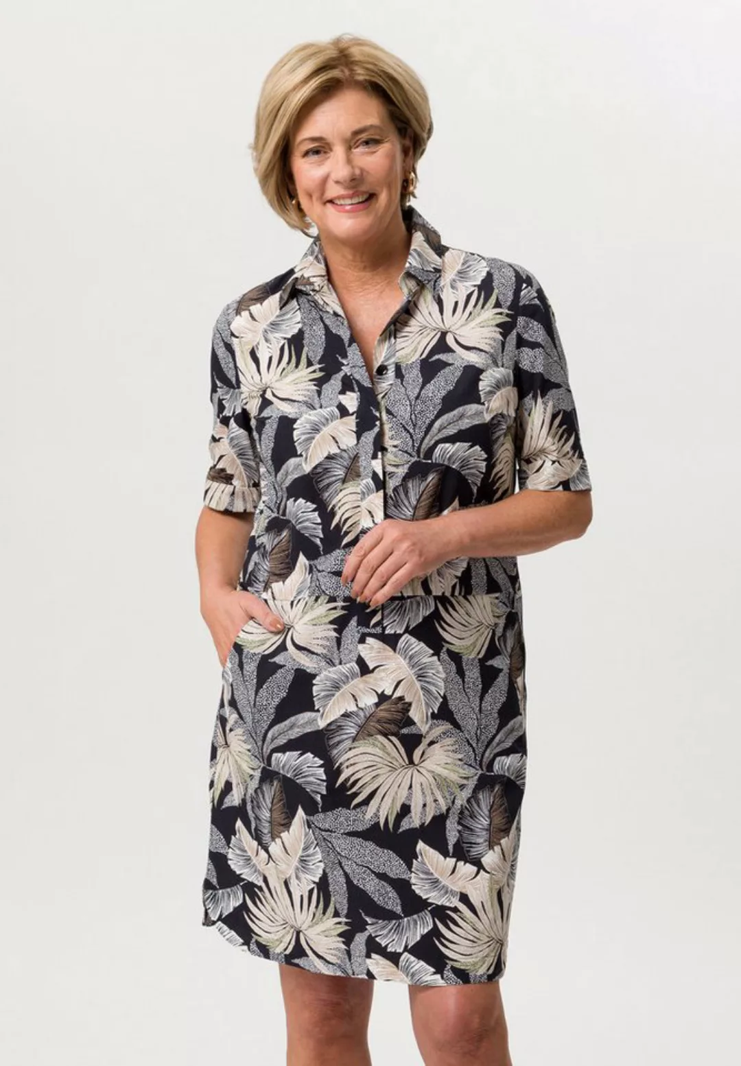 FRANK WALDER Sommerkleid mit verdeckter Knopfleiste günstig online kaufen