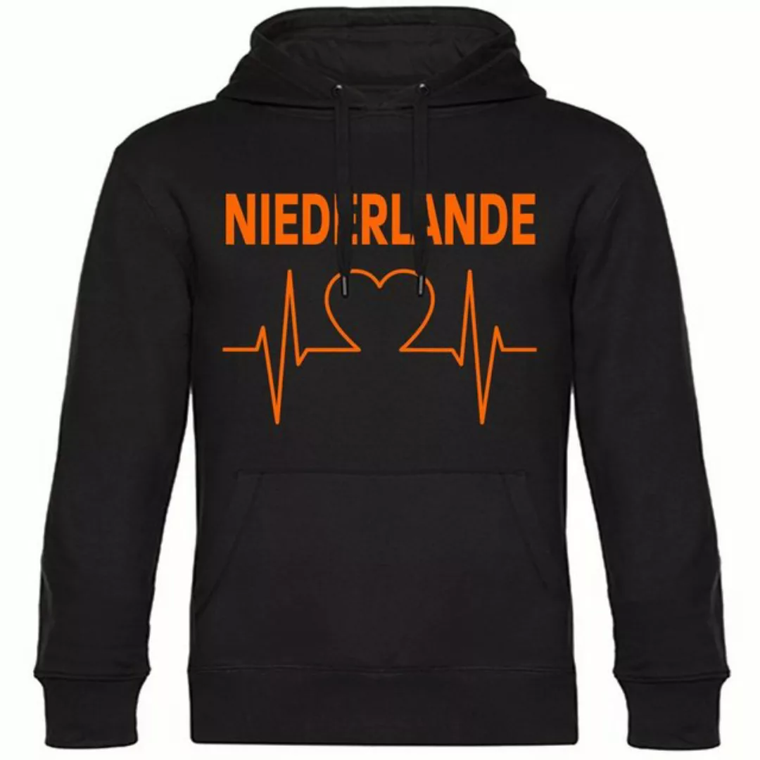 multifanshop Kapuzensweatshirt Niederlande - Herzschlag - Pullover günstig online kaufen