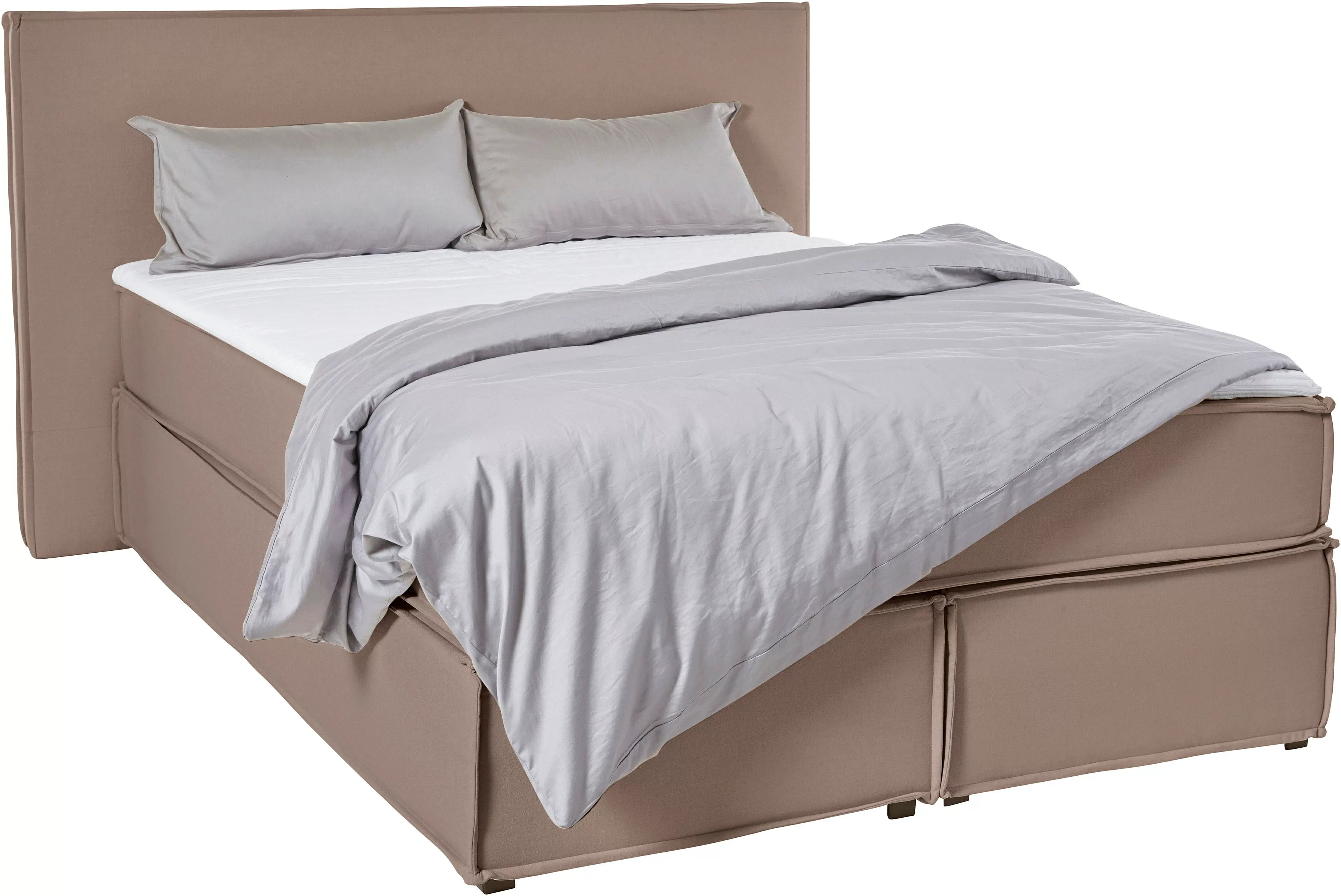 LeGer Home by Lena Gercke Boxspringbett "Yuma", incl. Topper, in 4 Breiten, günstig online kaufen