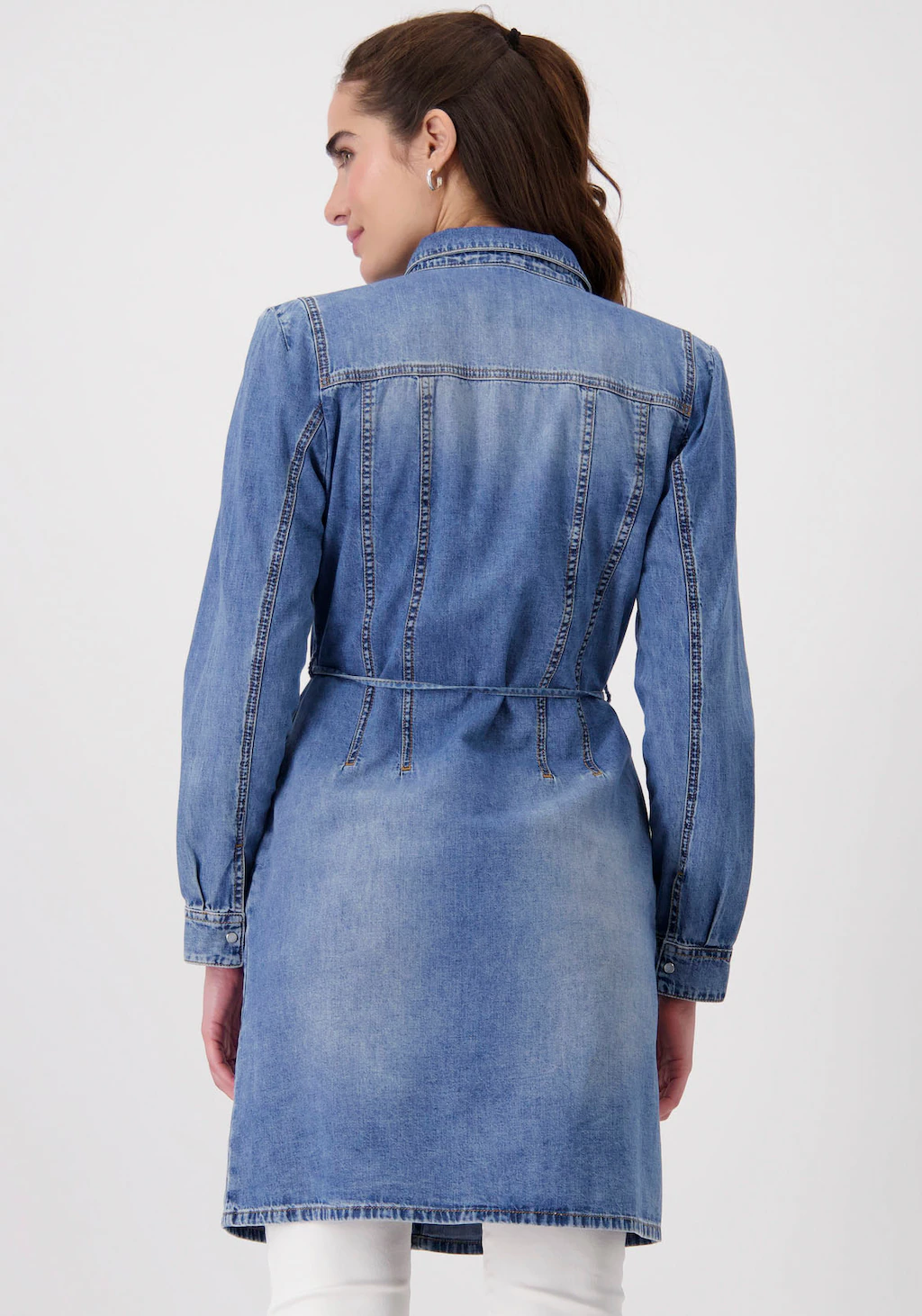 Monari Jeanskleid mit Gürtel günstig online kaufen