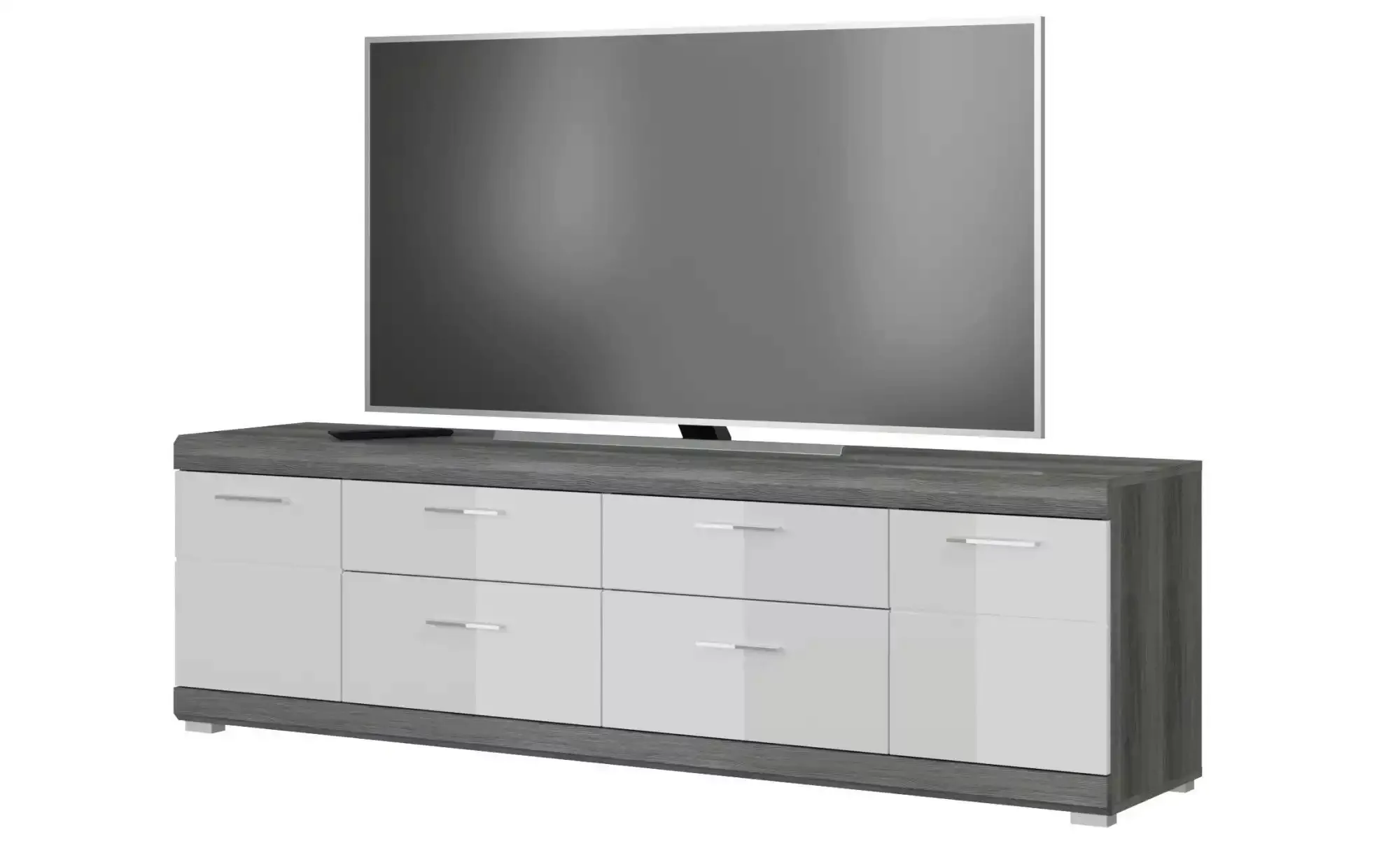 Lowboard   ¦ weiß ¦ Maße (cm): B: 180 H: 53 Kommoden & Sideboards > Lowboar günstig online kaufen