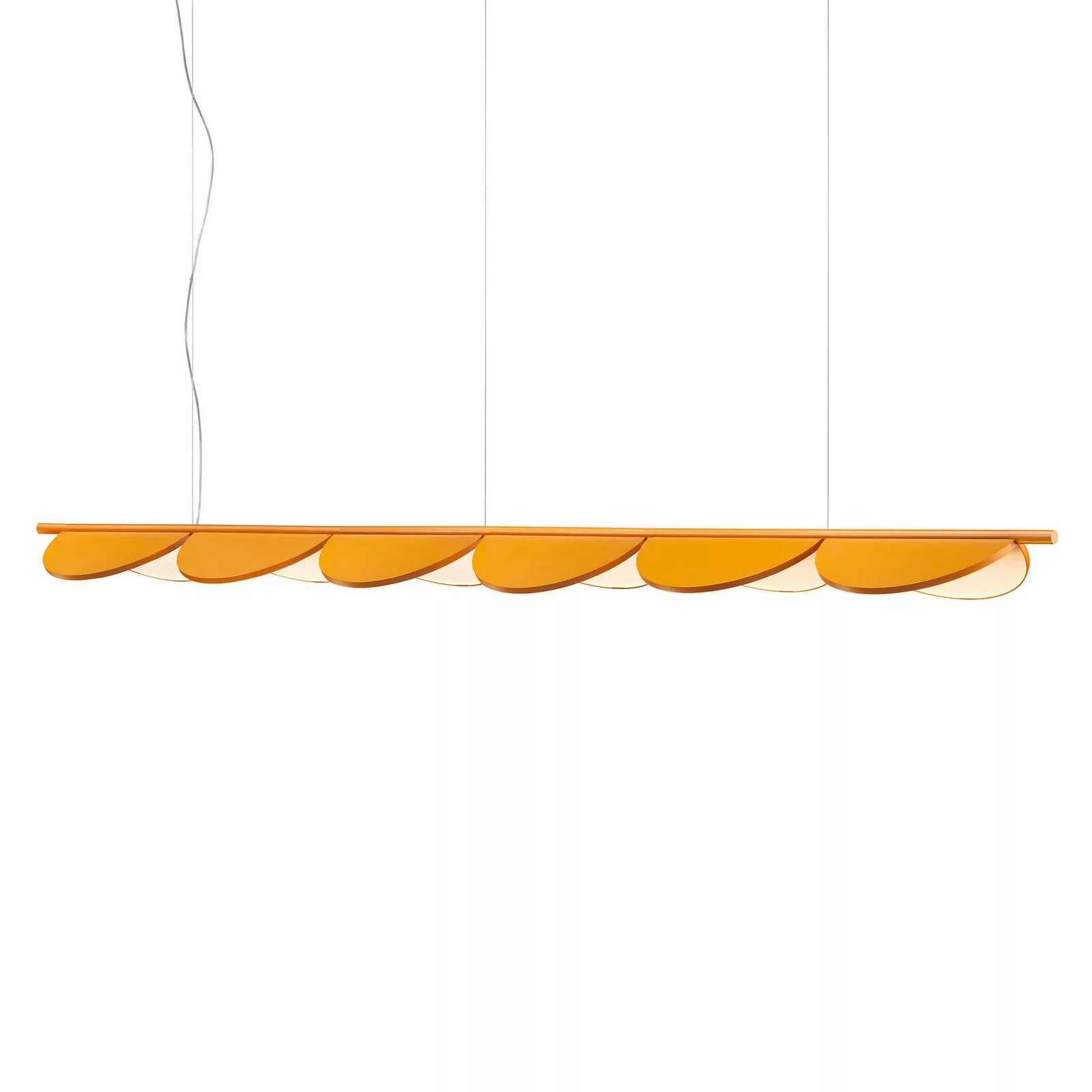 FLOS Almendra Linear LED-Hängelampe 6fl, ocker günstig online kaufen