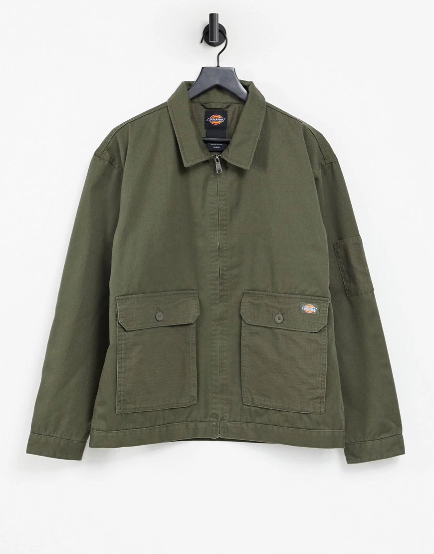 Dickies – Eisenhower – Utility-Jacke in Grün günstig online kaufen