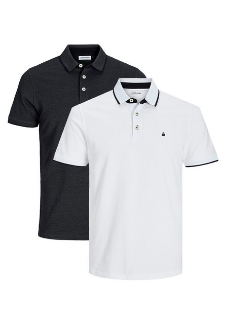 Jack & Jones Poloshirt 2er Pack Paulos - Slim Fit (Spar-Set, 2-tlg) Poloshi günstig online kaufen