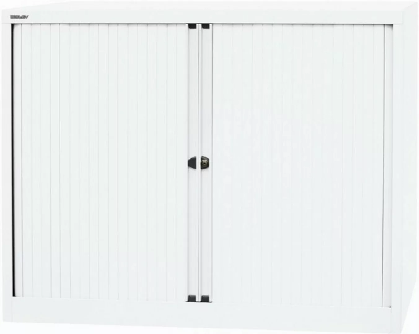 Bisley Aktenschrank Rollladenschrank Euro Tambour Stahl 2 Fachböden H 1030m günstig online kaufen