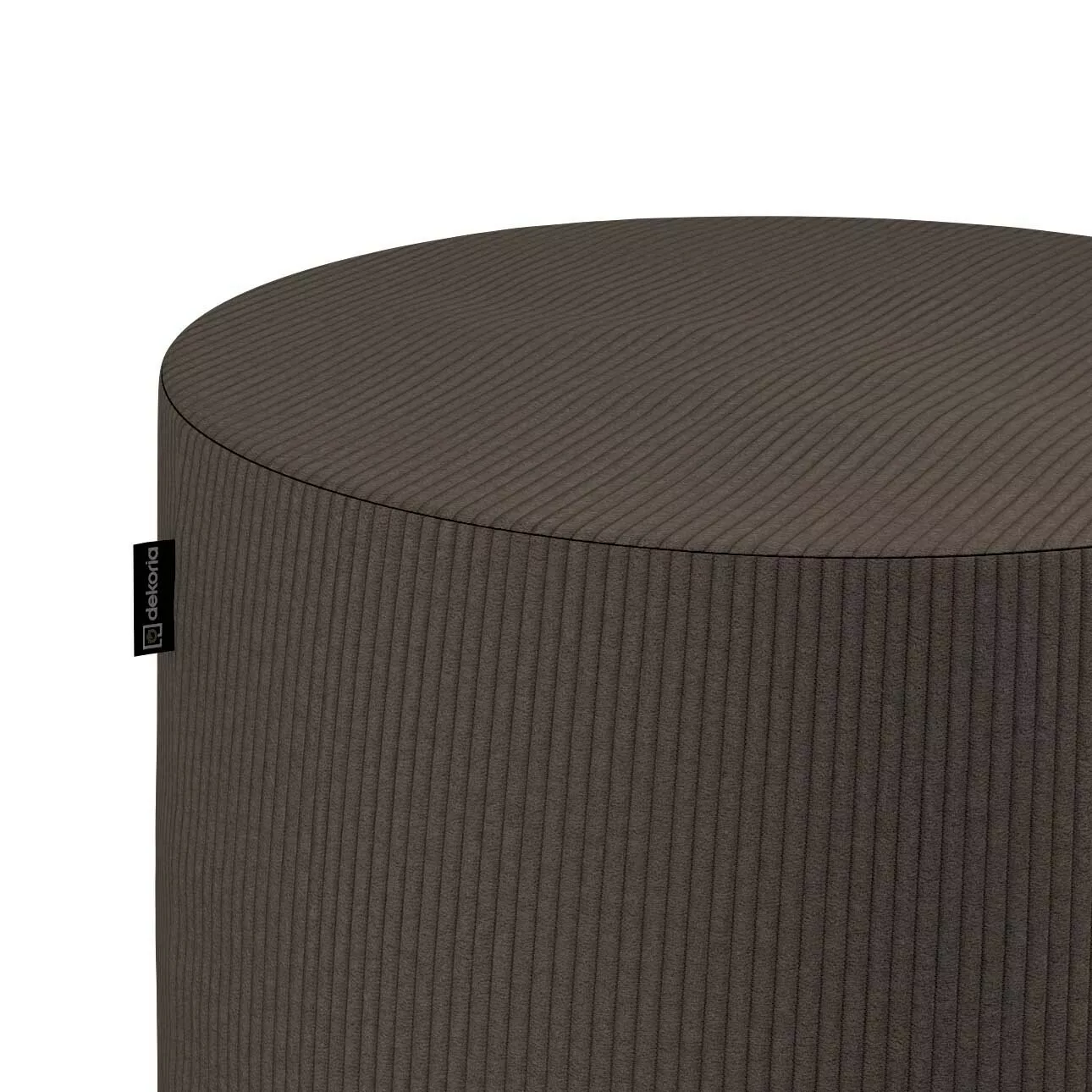 Pouf Barrel, braun, ø40 cm x 40 cm, Manchester (701-37) günstig online kaufen