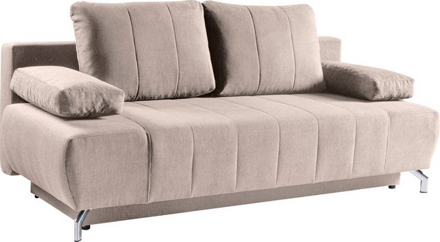 WERK2 Schlafsofa "Troya", 2-Sitzer Sofa und Schlafcouch mit Federkern & Bet günstig online kaufen