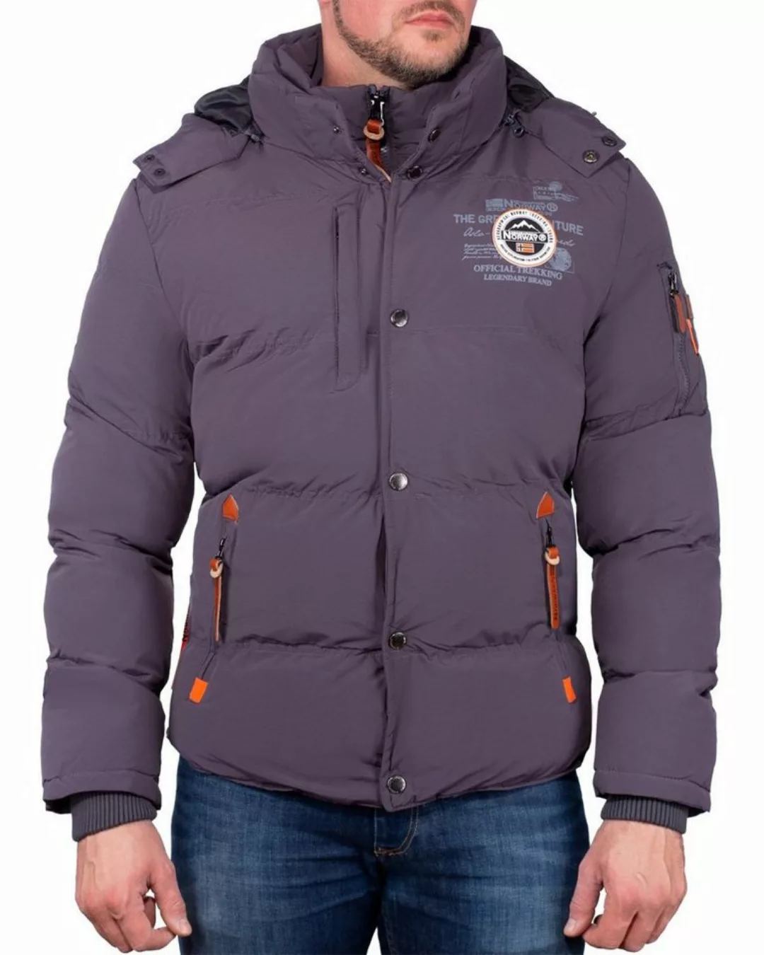 Geographical Norway Winterjacke Herren Outdoor Jacke baverveine Dark Grey M günstig online kaufen