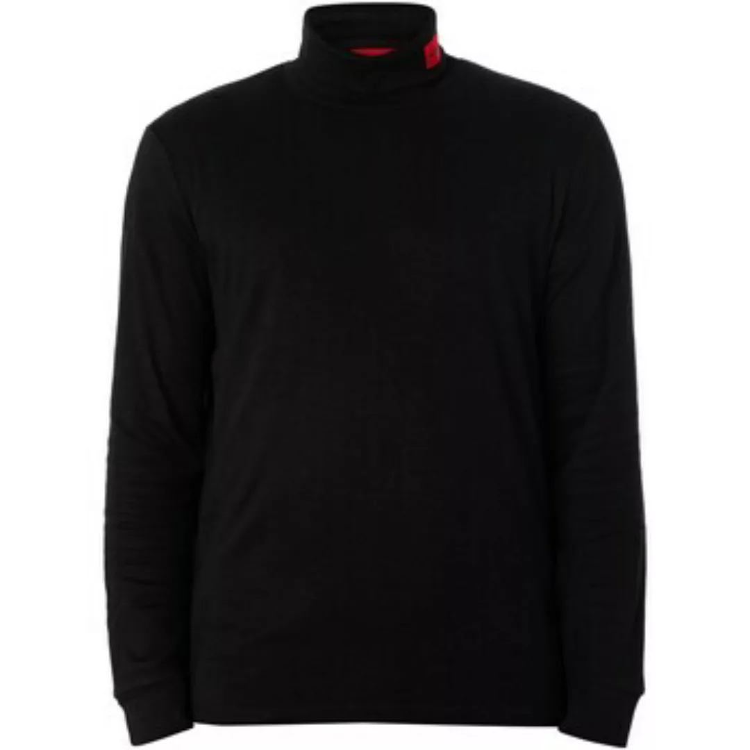 BOSS  Sweatshirt Derollo224 Rollkragen-Sweatshirt Mit Logo-Kragen günstig online kaufen